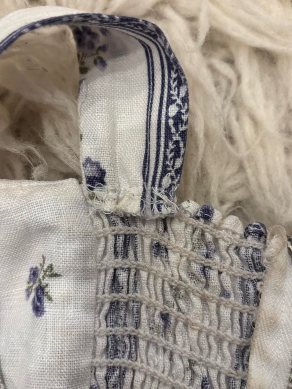 Reformation Brigette Linen dress in Roquefort - Picture 7 of 7